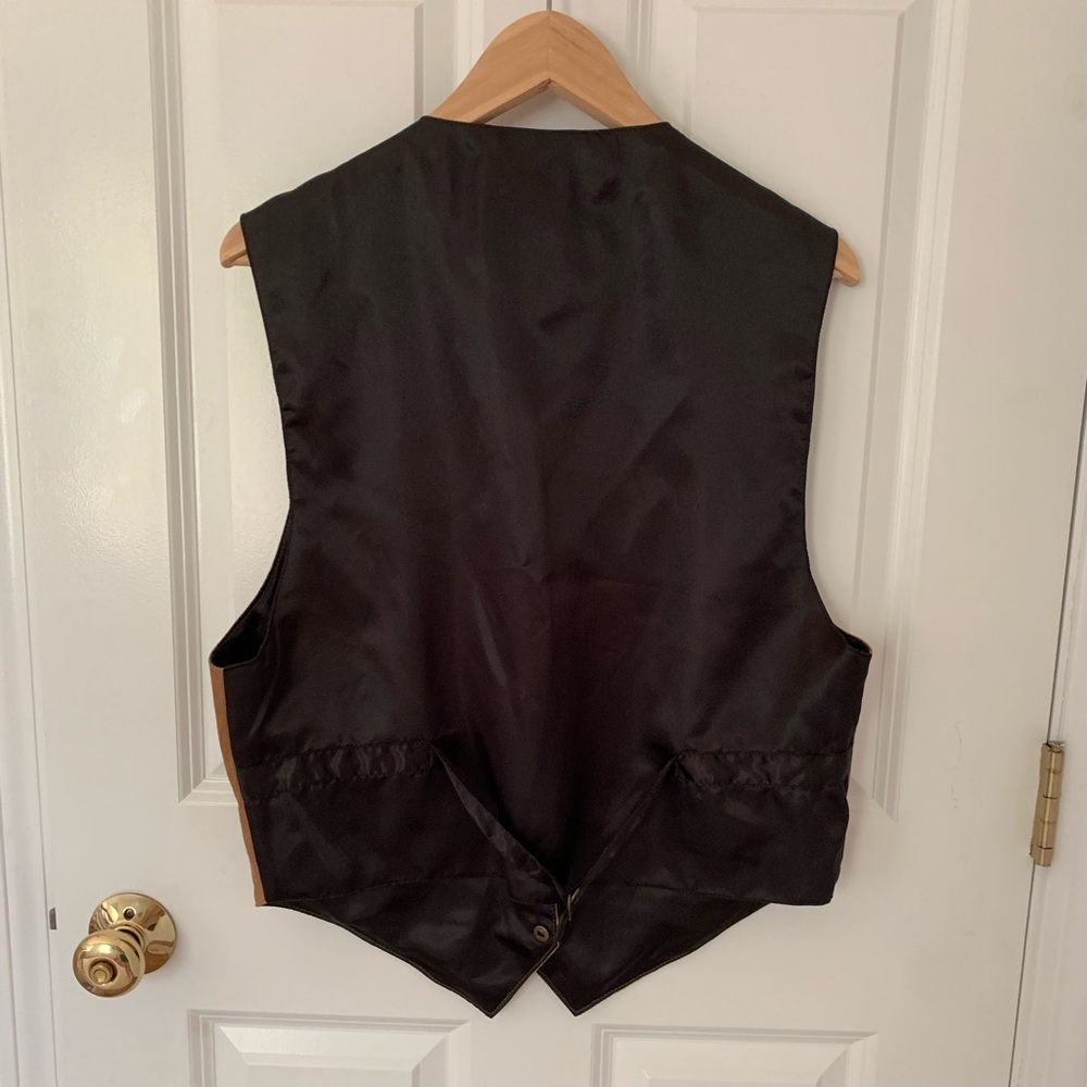Scully mens vest, large, brown suede leather - Picture 6 of 8